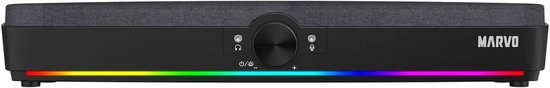 Bluetooth Soundbar met RGB-verlichting - Draadloos en USB