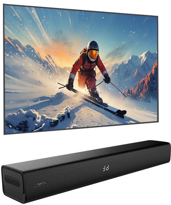 Bluetooth Soundbar - TV Luidspreker - Films Kijken - Dialoogversterking - 60 cm - Zwart