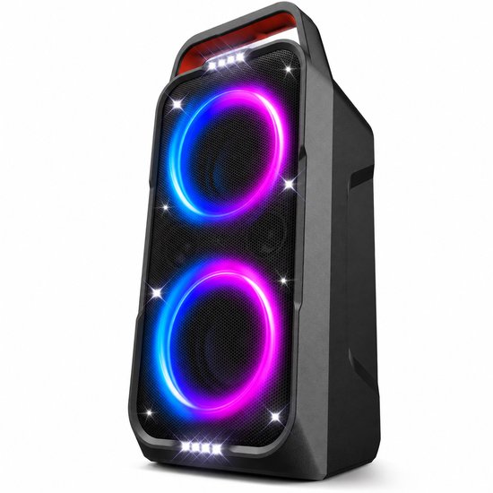 Bluetooth Speaker – 240W Partybox – Diepe Bas – LED Lichtshow – IPX4 – Tot 20 Uur Batterij