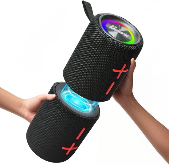 Bluetooth Speaker – 40W Draagbare Luidspreker, 2-in-1 Magnetisch, IPX6 Waterdicht, 24 Uur Accu, Bluetooth 5.3