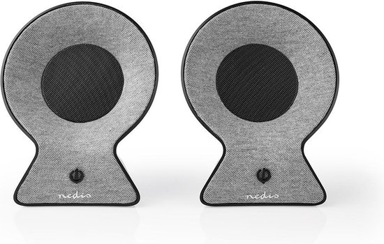 Bluetooth®-Speaker - Batterij speelduur: Tot 4 Uur - Tafelmodel - 30 W - Stereo - Koppelbaar - Grijs / Zwart