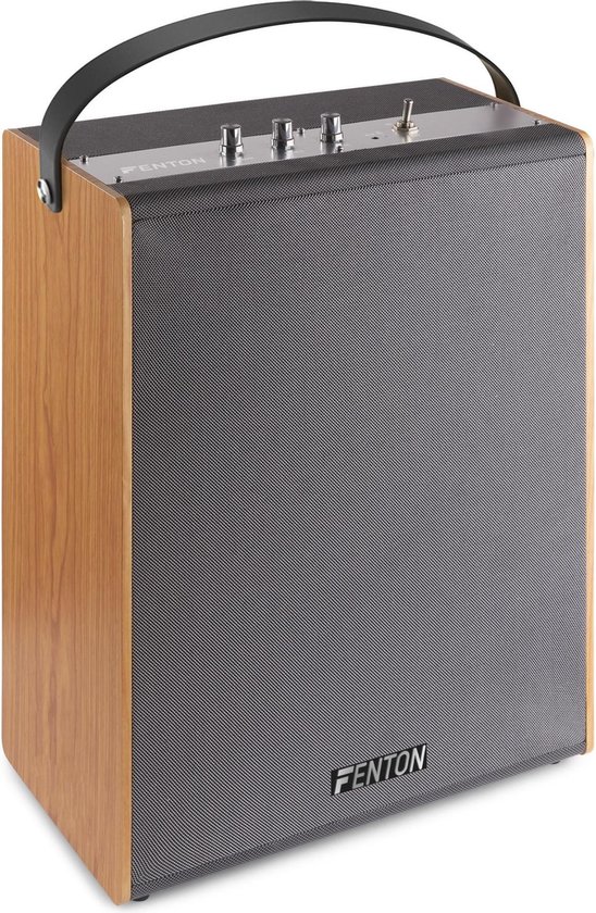 Bluetooth speaker - Fenton VBS80 retro Bluetooth speaker met ingebouwde accu - 40W van Fenton