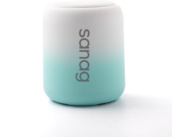 Bluetooth Speaker - IPX5 Waterdicht - 18 Uur Afspeeltijd - 52mm Driver - Portable（Wit verloop blauw）