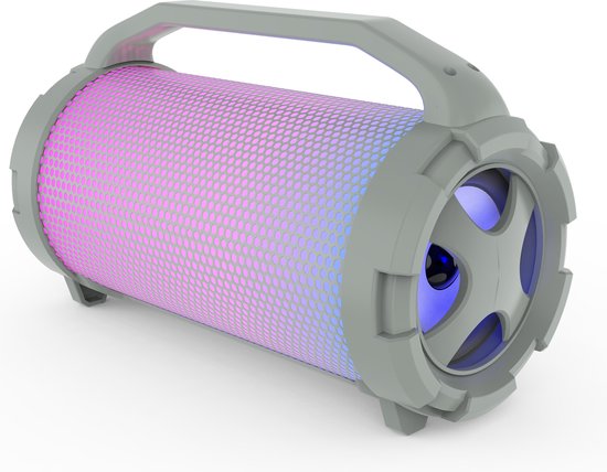 Bluetooth Speaker met handvat - grijs AD 1169 Adler van Adler