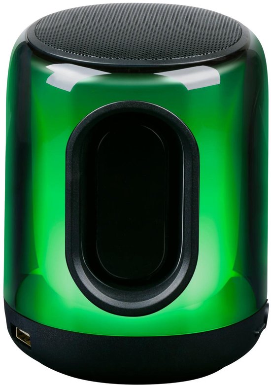 Bluetooth Speaker met RGB-verlichting - Draadloze TWS Speaker - USB-C - FM Radio