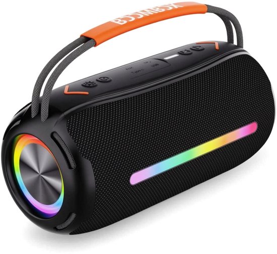 Bluetooth Speaker - Muziek Box Bluetooth - Party Speaker - Draadloze Muziek Box IPX7 - Zwart