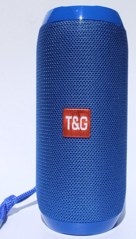 Bluetooth speaker - Muziek box - TG117 - 10 watt - Blauw van Merkloos