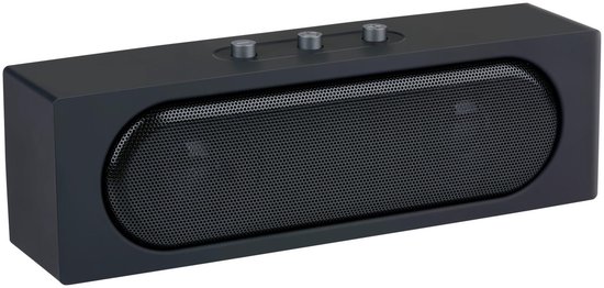 Bluetooth Speaker Retro 2x5W - Draadloze Partybox met AUX En TF Kaart - Muziek Box Binnen en Buiten - 10 Uur Batterijduur - USB-C Oplaadbaar - Zwart van Merkloos
