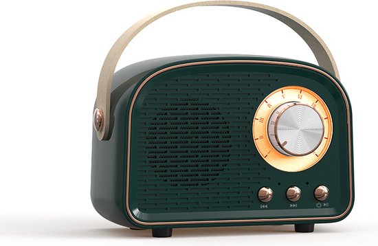 Bluetooth speaker - schattige mini luidspreker - Speakers - draagbare draadloze Bluetooth speaker - Donkergroen van Thumbs Up