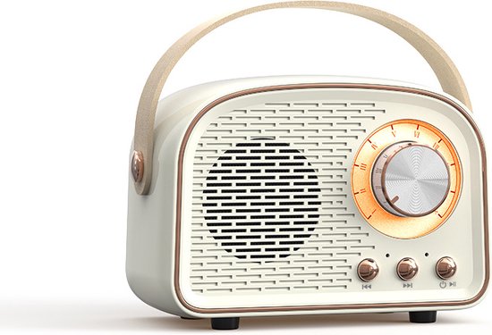 Bluetooth speaker - schattige mini luidspreker - Speakers - draagbare draadloze Bluetooth speaker - Wit van LFS.