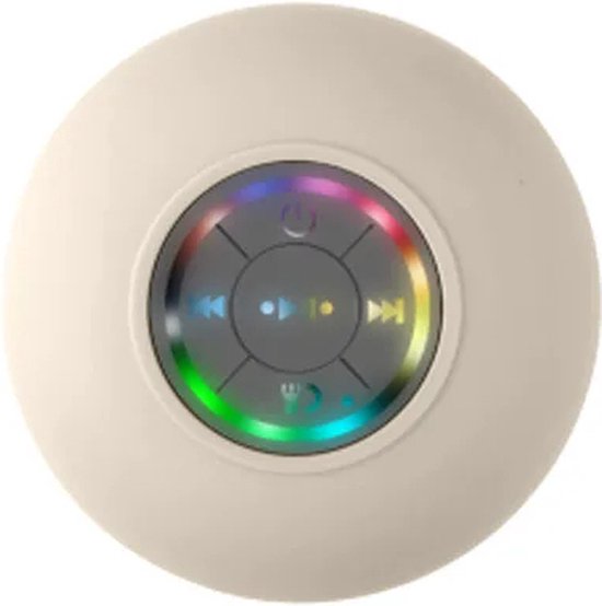 Bluetooth Speaker - Waterdichte Speaker - Box - Douchespeaker - Spraakbediening - Wit van Merkloos