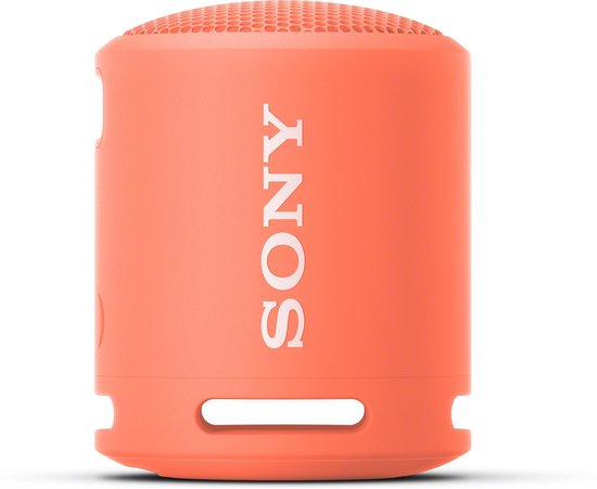 Bluetooth speaker with strap Coral Pink van Merkloos