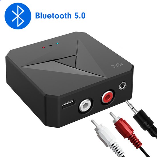 Bluetooth Transmitter & Receiver 2 in 1 PRO - BT 5.4 - 3.5MM AUX / RCA - Bluetooth Zender - Bluetooth Ontvanger - Bluetooth Transmitter - Bluetooth Receiver van ProVille