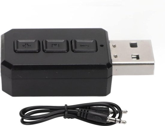 Bluetooth USB-adapter 2-in-1 draadloze dongle-ontvanger - Desktop-laptop-tv-gameconsoles . van Merkloos