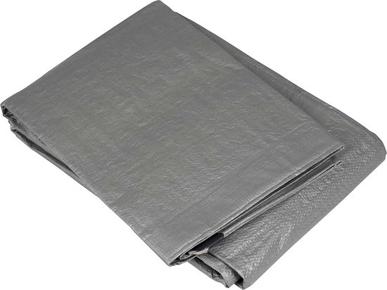 Bo-Camp - Afdekzeil - 4x3 Meter - Grijs van Bo-Camp