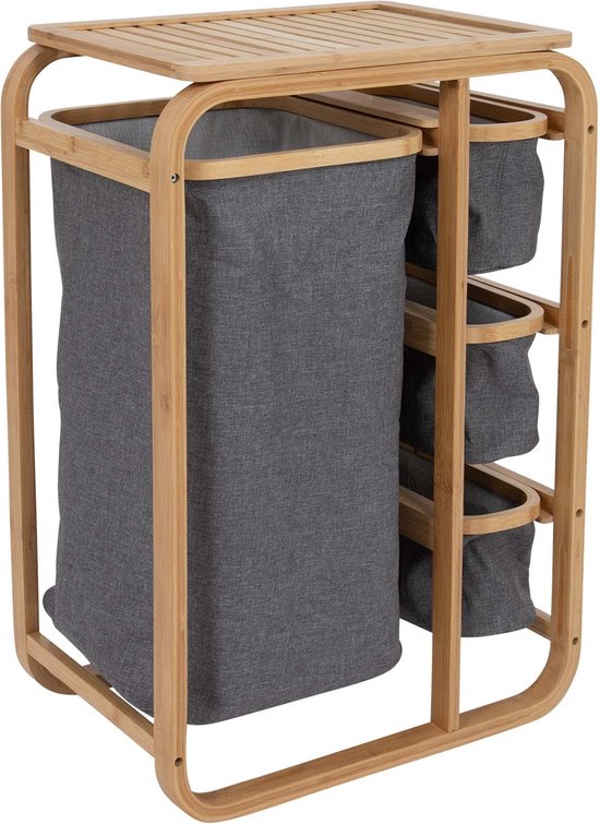 Bo-Camp - Urban Outdoor - Kast - Kemptown - Bamboe - Grijs van Bo-Camp