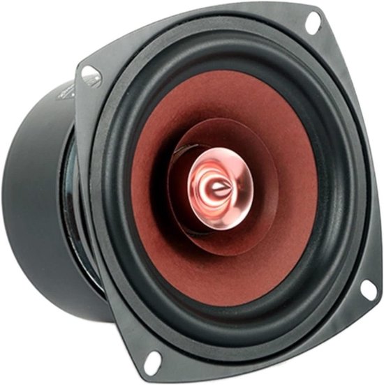 Boekenplank Speaker - Hifi Speaker - Muziek Luisteren - Kristalhelder Geluid - 4 Inch - Zwart