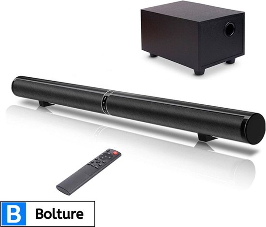 Bolture Soundbar met Ingebouwde Subwoofer - Soundbars voor TV met Subwoofer - Soundbars voor TV Draadloos met Hdmi - Surround Sound van Bolture
