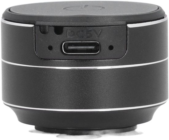 Bone Conduction Speaker, Portable Wireless Stereo Sound Creative Speaker with Suction Cup, BT5.3, Mini Speaker for Shower, Room, Bicycle, Car (BLACK) van Merkloos