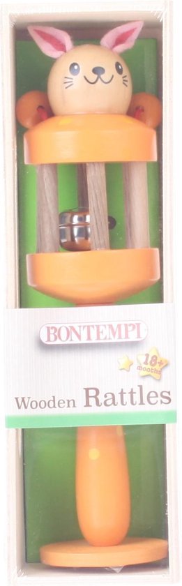 Bontempi Houten Rammelaar Oranje van Bontempi
