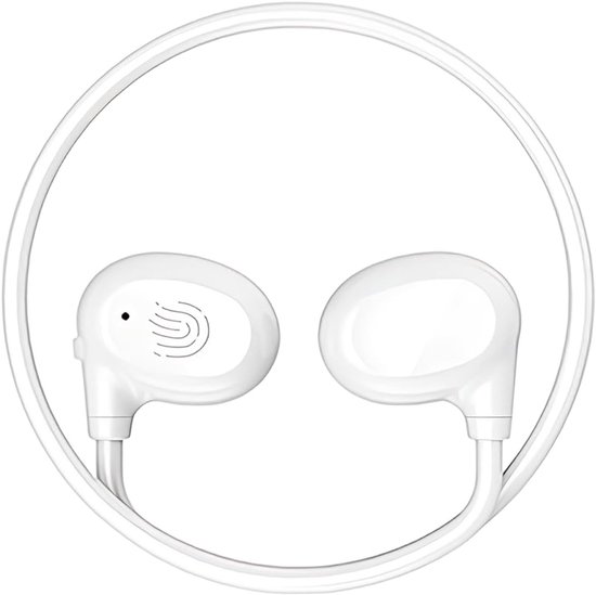 Botgeleidende koptelefoon: draadloze oordopjes met open oor, sportaudioapparaat met zweetbestendig ontwerp, headset met veilige pasvorm, lange speeltijd oortelefoons voor hardlopen, fietsen van Merkloos