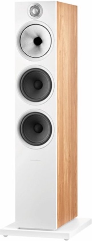 Bowers & Wilkins 603 S2 AE – Wit en Eik – Vloerstaande Luidspreker - Per Stuk van Bowers & Wilkins