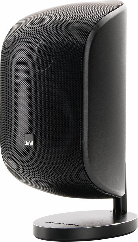 Bowers & Wilkins M-1 - Compacte Muur Speaker incl. Muurbeugel met Kogelgewricht - Zwart (per stuk) van Bowers & Wilkins