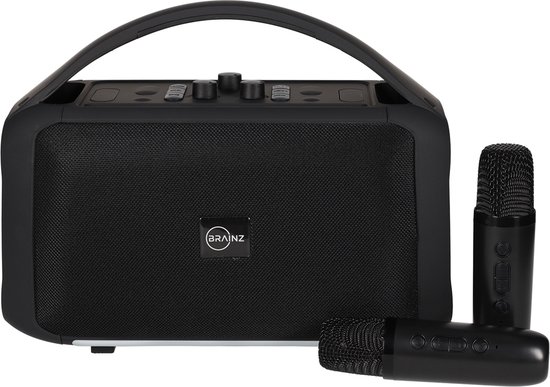 BRAINZ Karaoke Speaker XXL - Elektronica accessoires - Zwart van Merkloos