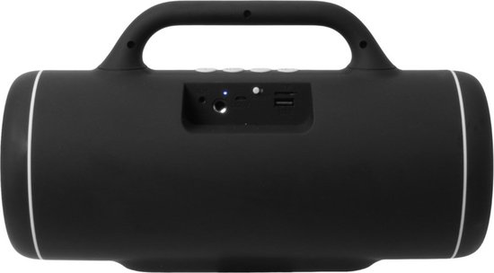 BRAINZ LED Boombox - Krachtige speakers - Bluetooth speaker - Zwart van BRA