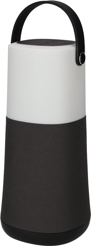 BRAINZ Tower Bluetooth Speaker met Lantaarn - Elektronica accessoires - Grijs van Merkloos