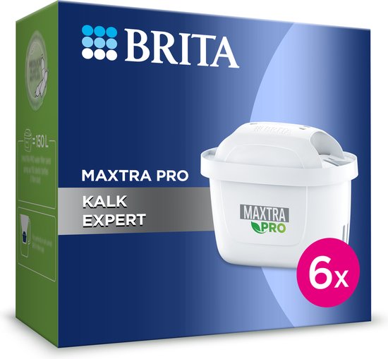 BRITA MAXTRA PRO Kalk Expert Filterpatronen – 6 Stuks – Vermindert kalk, chloor, lood van BRITA