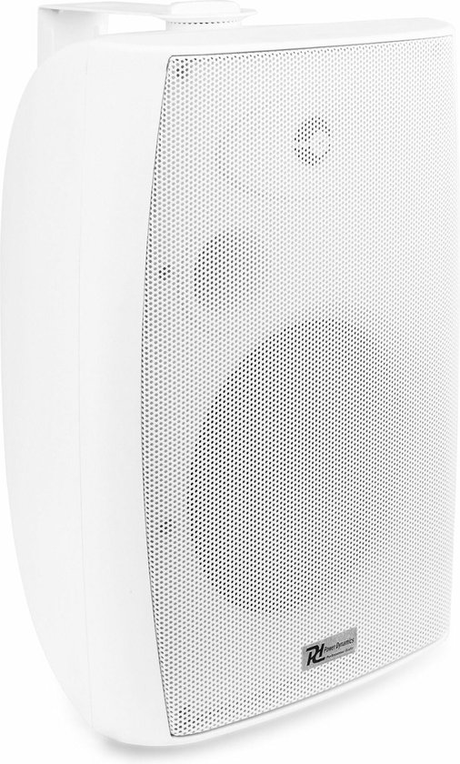 Buitenspeaker - Power Dynamics BF80TW outdoor speaker 8 inch - 50W - Ook geschikt voor 100V installaties - Wit van Power Dynamics