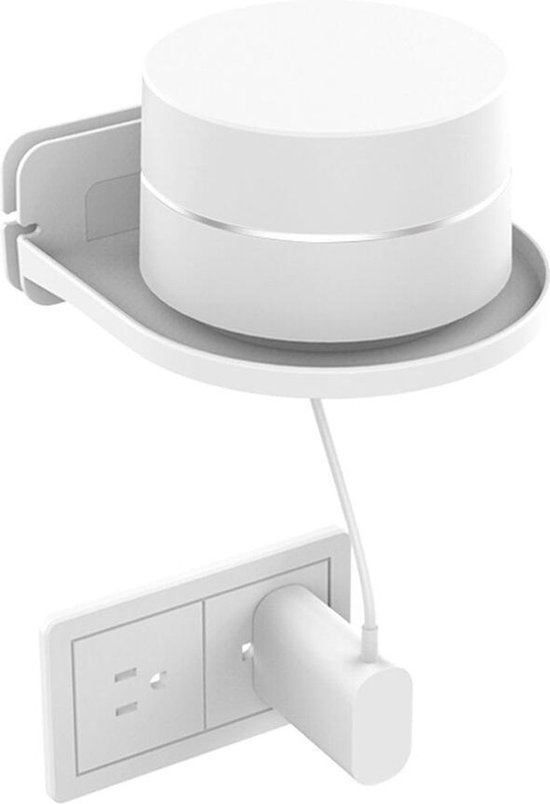 BukkitBow - Universele Accessoires Wandhouder - Geschikt voor het ophangen van uw favoriete elektronica producten - Geschikt Voor Apple TV / Sonos Play / Apple Homepod / Google Nest / Google Home Mini / Wifi Router / Modem / IP Camera – Muur bevestig van BukkitBow