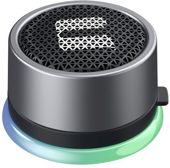 Caankei Draadloze Bluetooth Mini Speaker - Speaker met RGB licht - IPX5 Waterdicht - met Magneet - Koppelbaar Voor Stereogeluid TWS van Caankei