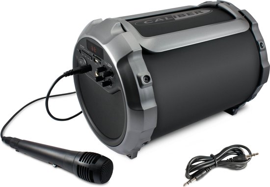 Caliber Bluetooth Speaker - Partybox met Accu - Complete Karaoke Set met Microfoon en Echo (HPG512BT) van Caliber