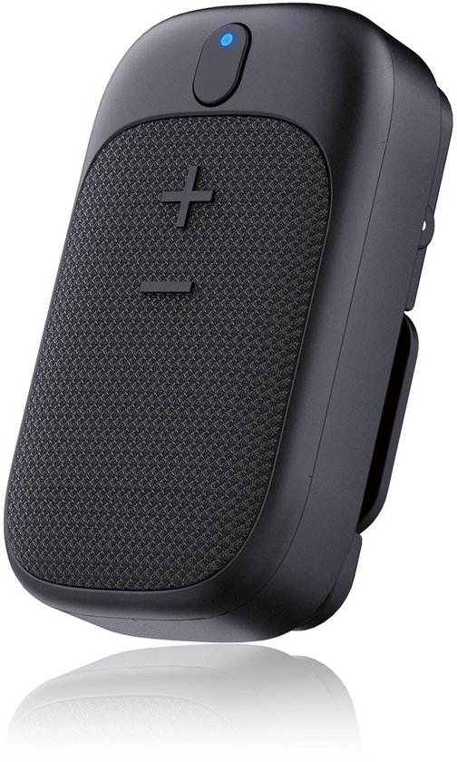 Caliber Draagbare Bluetooth Speaker – Mini Speaker Clip - Handsfree bellen - TWS - Waterdicht - Lichtgewicht - Zwart (HPG101BA) van Merkloos