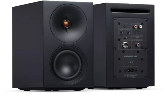 Cambridge Audio L/R S Actieve Boekenplankspeaker - Zwart (Paar)