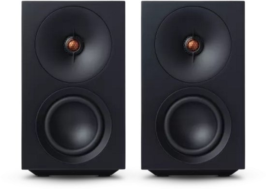 Cambridge Audio L/R S Actieve Boekenplankspeaker - Zwart (Paar)