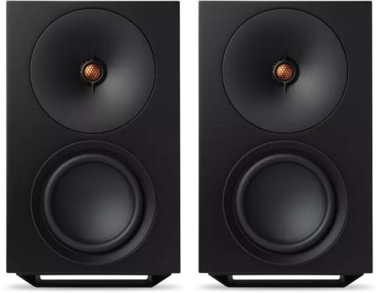 Cambridge Audio L/R X Actieve Boekenplankspeaker - Zwart (Paar)