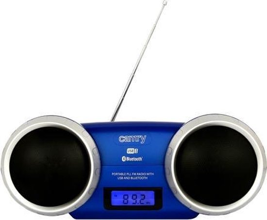 Camry CR 1139 B - Bluetooth speaker - Blauw - 2 speakers - lcd scherm van Camry