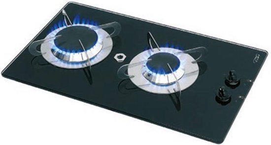 CAN PV1357 gas Kookplaat met 2 Branders inbouw van CAN