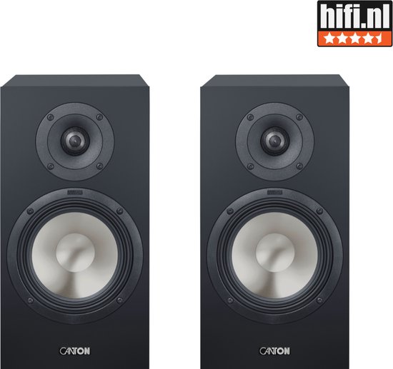 Canton GLE 30 - Boekenplank Speakers – Passieve Luidsprekers – HiFi – Zwart (per paar – 2 stuks) van Merkloos