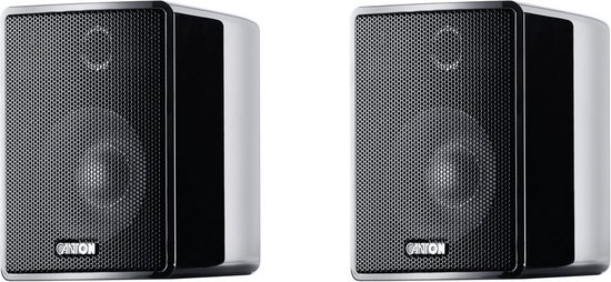 Canton Plus MX.3 Luidsprekers – Universele Compacte Boxen - Satelliet Luidsprekers – Zwart (per paar – 2 stuks) van Canton