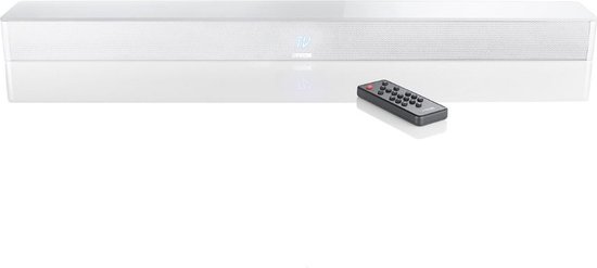 Canton Smart Soundbar 9 - Soundbar met ingebouwde Subwoofer - Multiroomtechnologie - Bluetooth - Wit