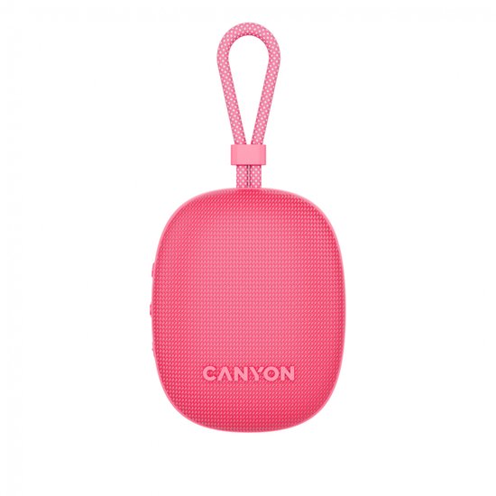 Canyon OnMove 12 Serie - Draagbare Bluetooth Speaker - 5W - IPX7 - Roze