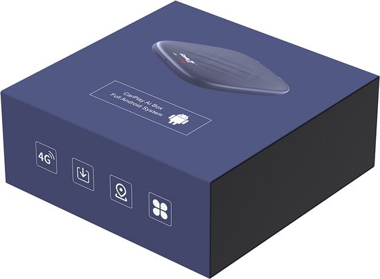 Carlinkit CPC200-Tbox Plus 4GB+64GB – Upgrade uw rijervaring met krachtige Android-multimedia! – Plug en Play installatie van Merkloos