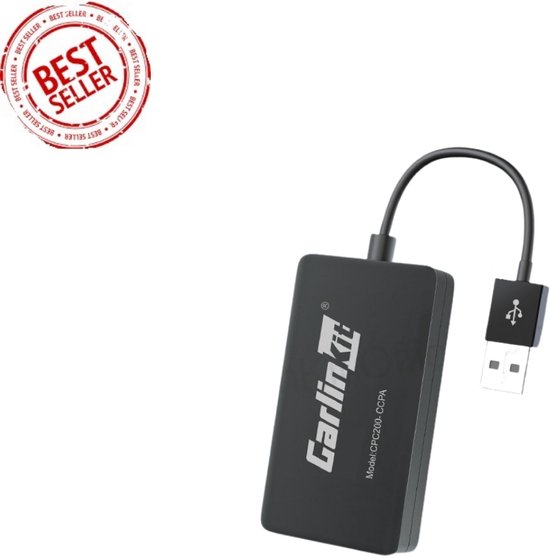 CarlinKit - Dongle - Zwart - Draadloos - met Bluetooth van Carlinkit