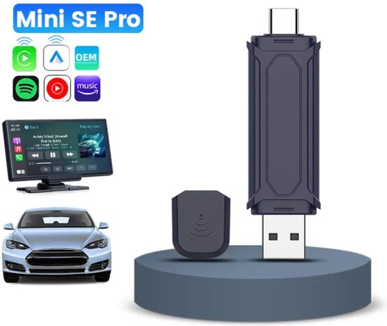 CarlinKit mini SE Pro CarPlay Draadloze CarPlay & Android Auto Plug & Play CPC200-MINI SE Pro van Carlinkit