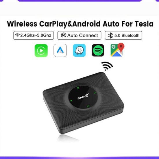 Carlinkit T2C Voor Tesla - Draadloos CarPlay & Android Auto Adapter Plug-and-Play van Carlinkit