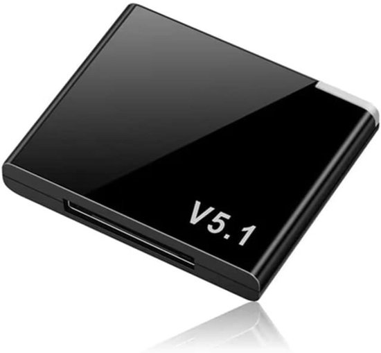 carmdering - Bluetooth Draadloze Ontvanger - Zender en Ontvanger Adapter - 30-Pin Muziek Dock Systeem - Bluetooth 5.1 Streaming - Stereo Geluidskwaliteit - Duurzame Kunststof - Compact Ontwerp - Universele Compatibiliteit - 1 Stuk van Merkloos